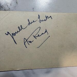 ✍️ Al Read — Autograph Signed Page — BBC Radio Comedy Legend — UK - Comedian